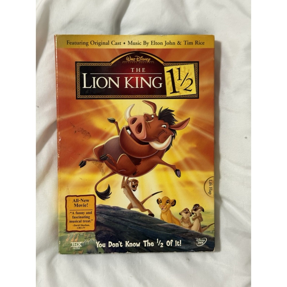 The Lion King 1½ DVD 2004 Original Cast Elton John Music